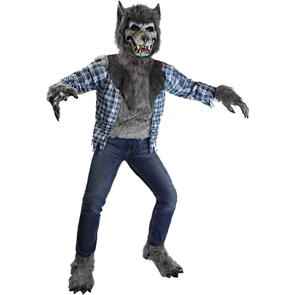 Spooktacular Creations Werewolf Costume Blue (L 10-12)